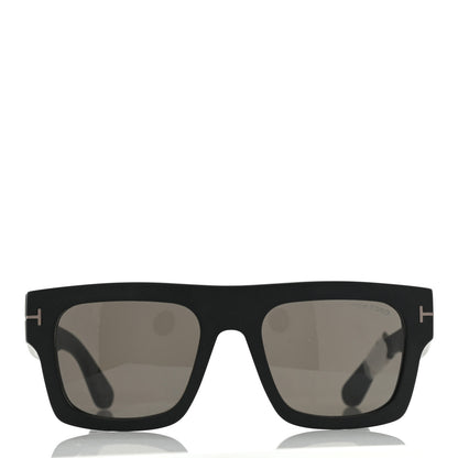 Tom Ford Acetate Fausto Sunglasses TF711 Black 2 of 7
