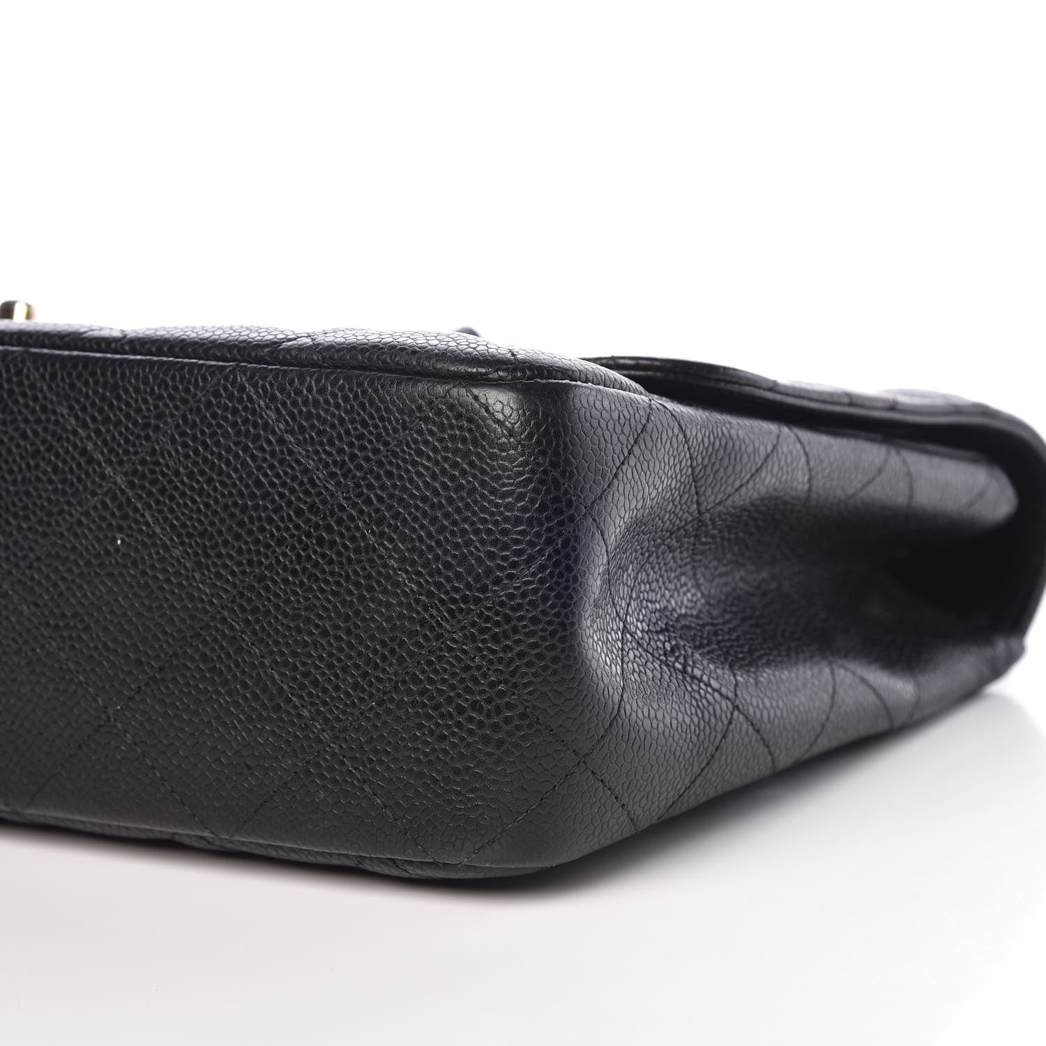 Chanel Caviar Quilted Jumbo Single Flap Black 13 of 13