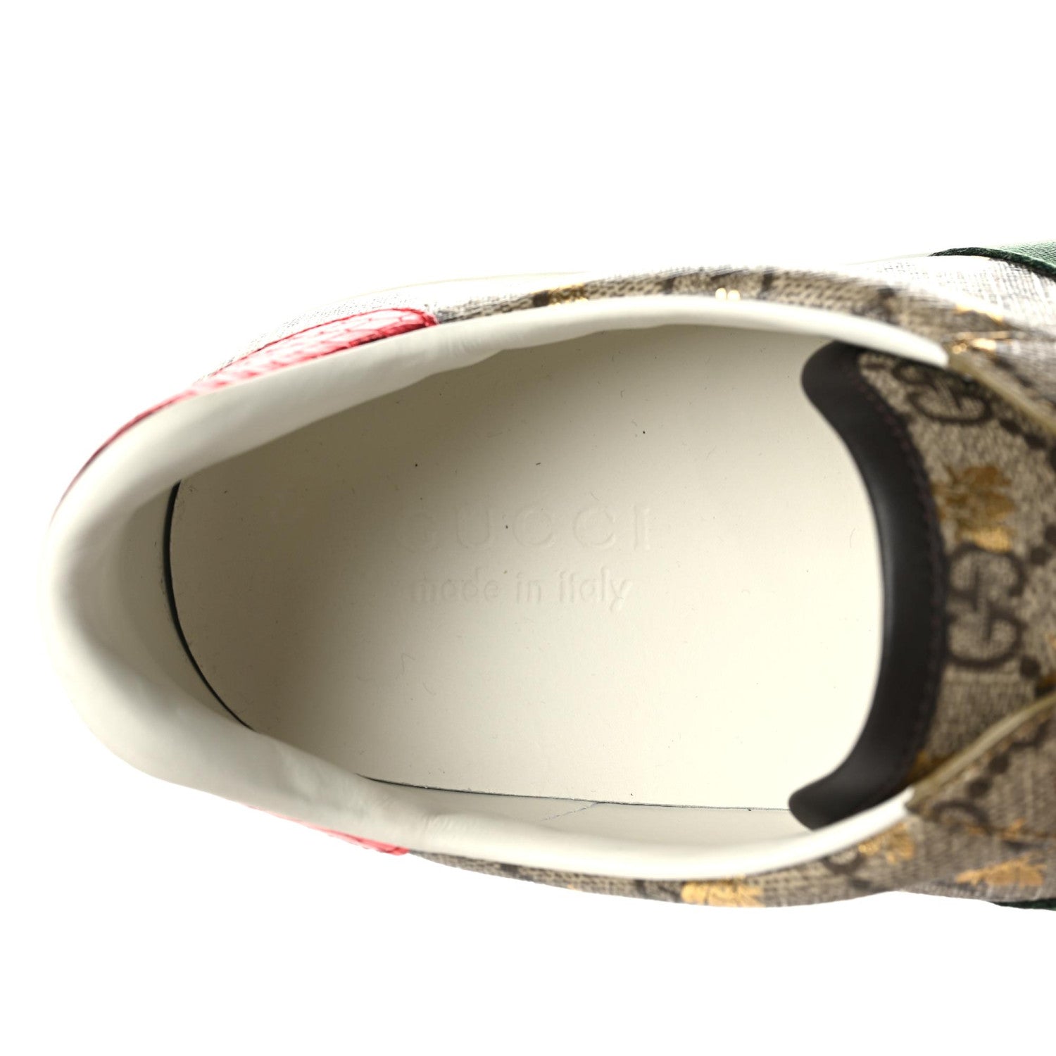 Gucci GG Supreme Monogram Ayers Mens Ace Bee Sneaker 10 6 of 10