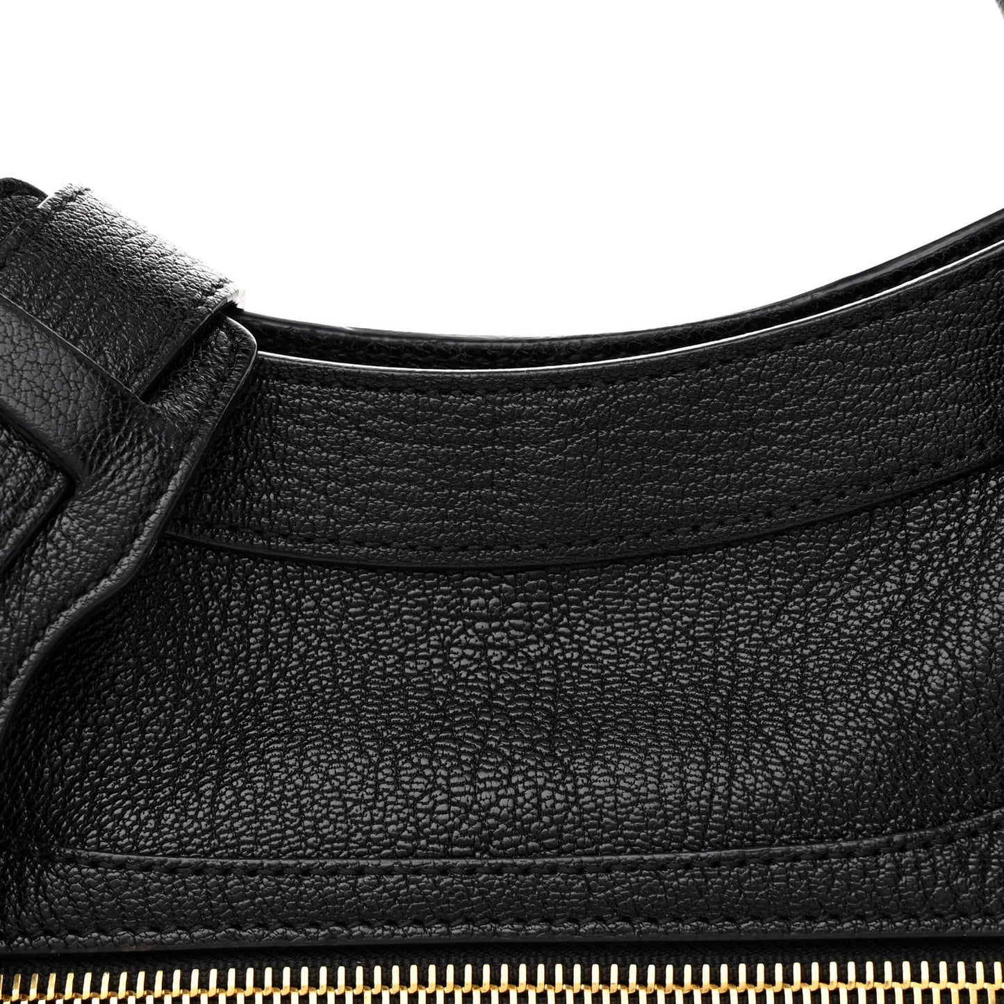 Chevre Gold Metallic Edge Hardware City Black