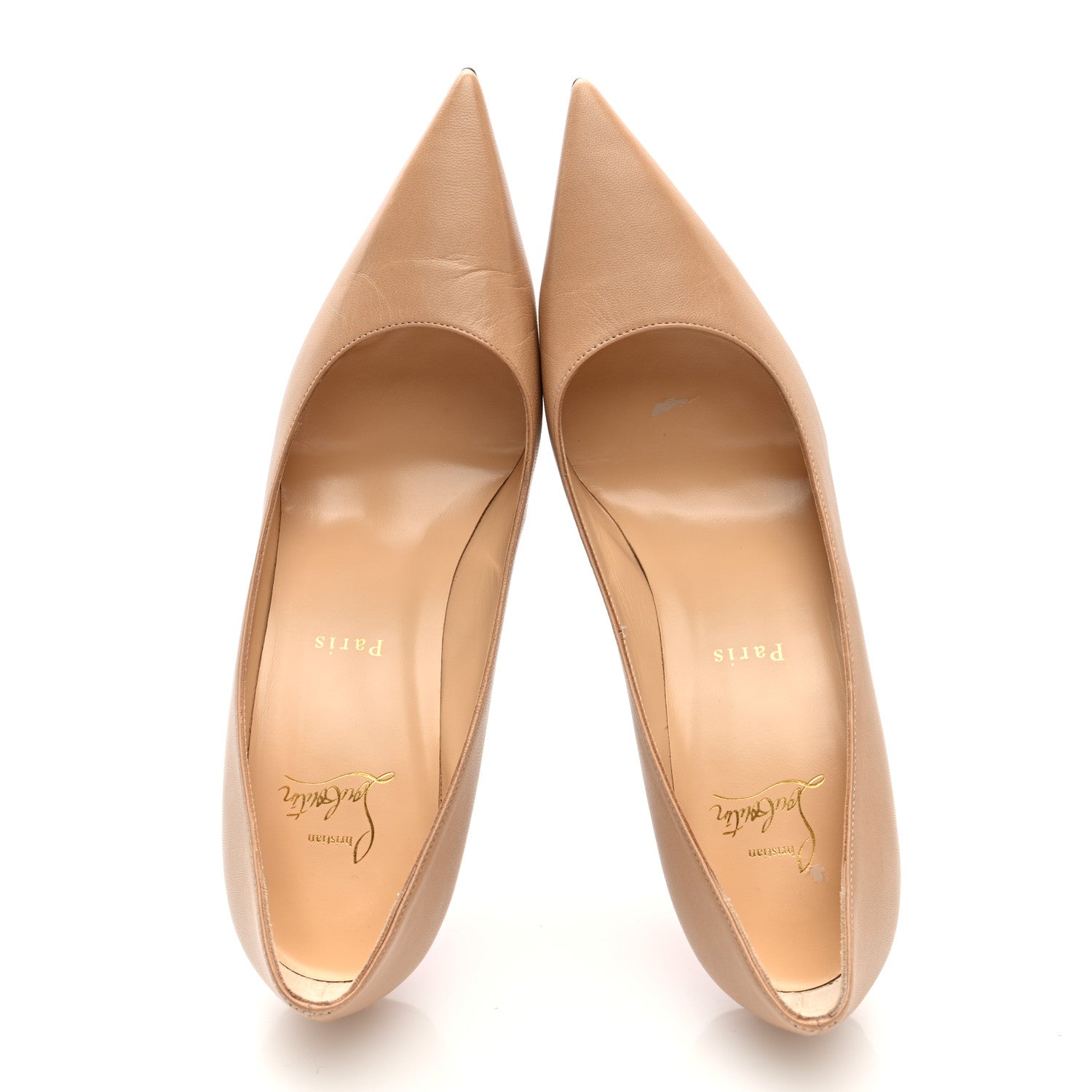 Christian Louboutin kid Condora 85 Pumps 38 Nude 2 of 8