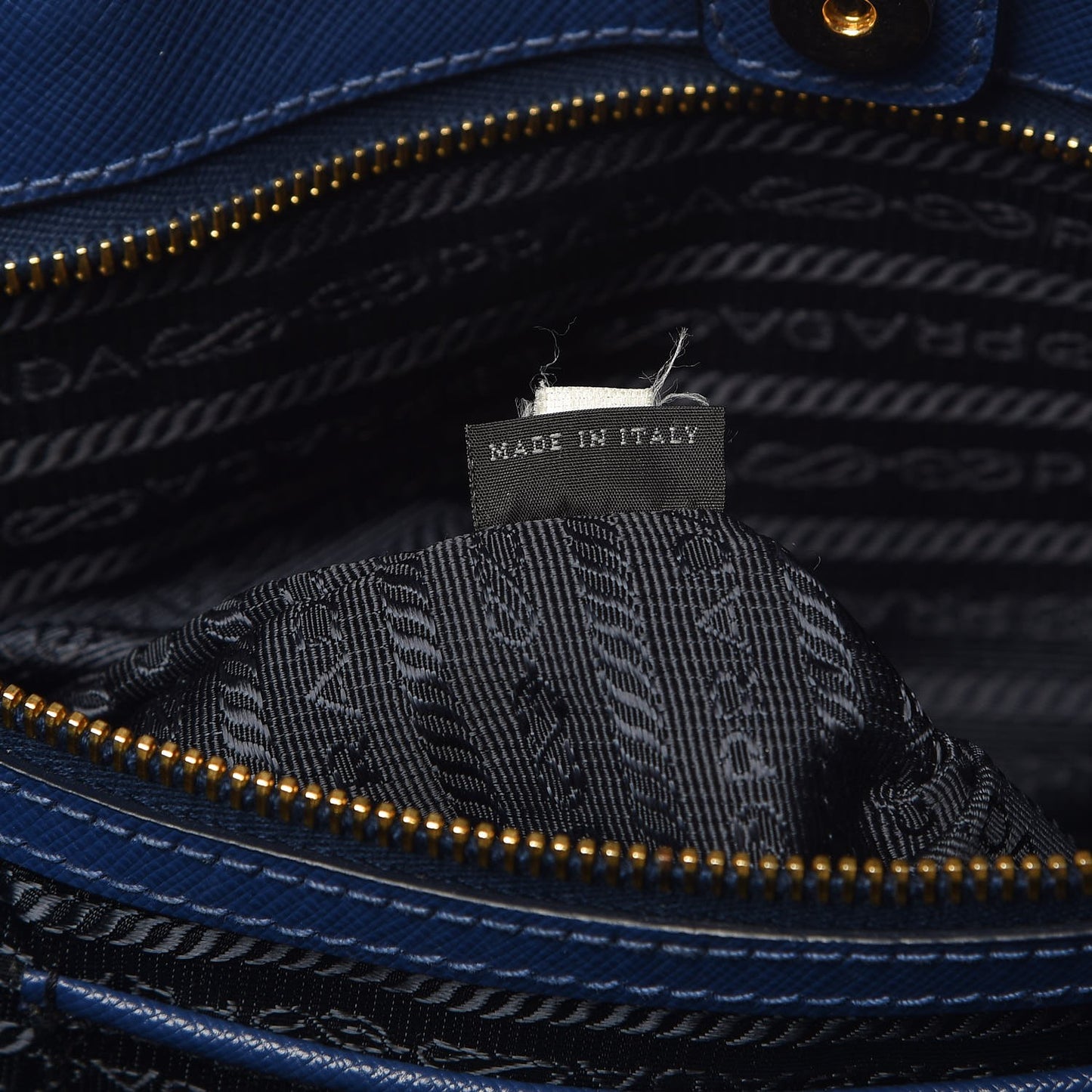 Saffiano Lux Large Tote Bluette