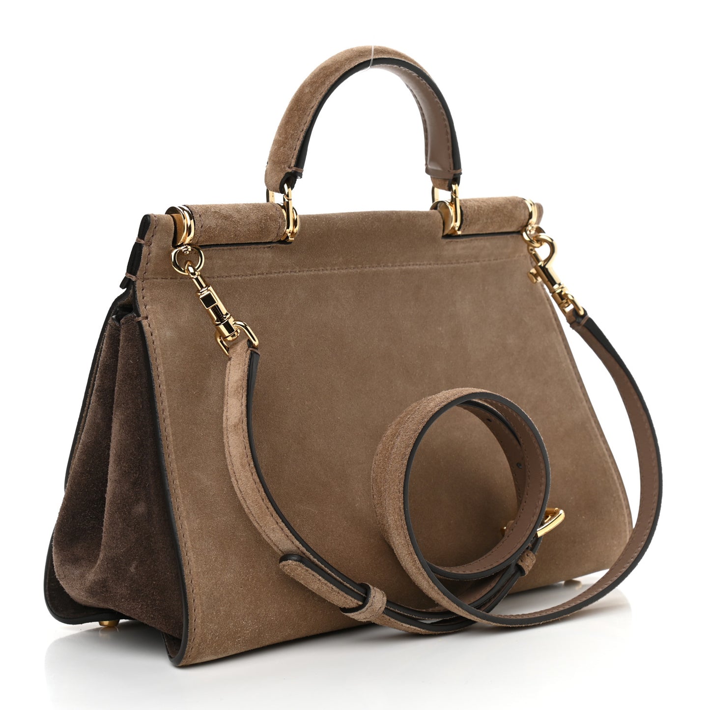 Suede Small Sicily Satchel