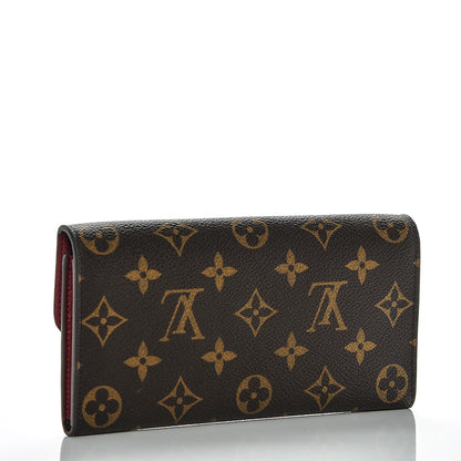Louis Vuitton Monogram Emilie Wallet Fuchsia 3 of 6