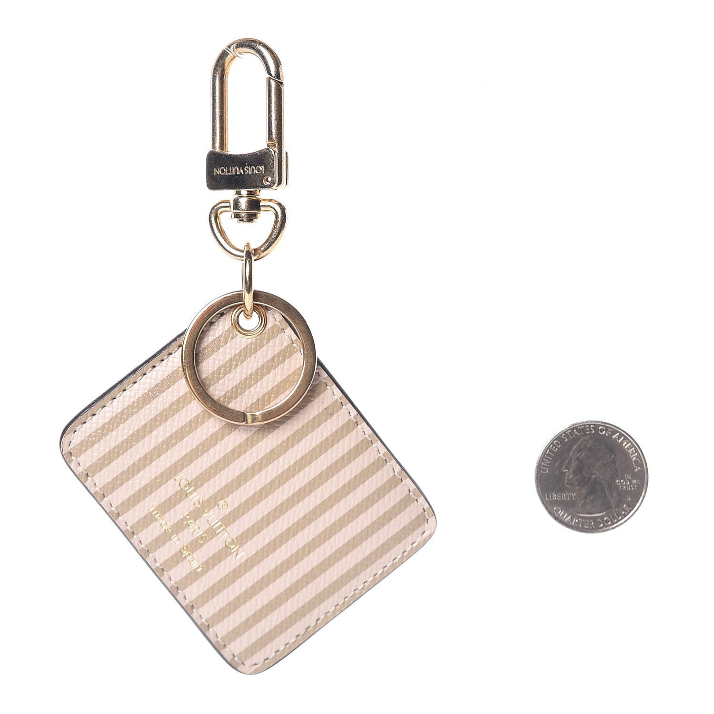 Damier Ebene Trunks and Locks Bag Charm