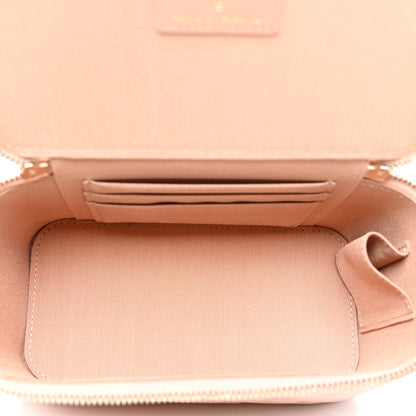 Chanel Lambskin Quilted Small Top Handle Vanity Case With Chain Beige 5 of 11