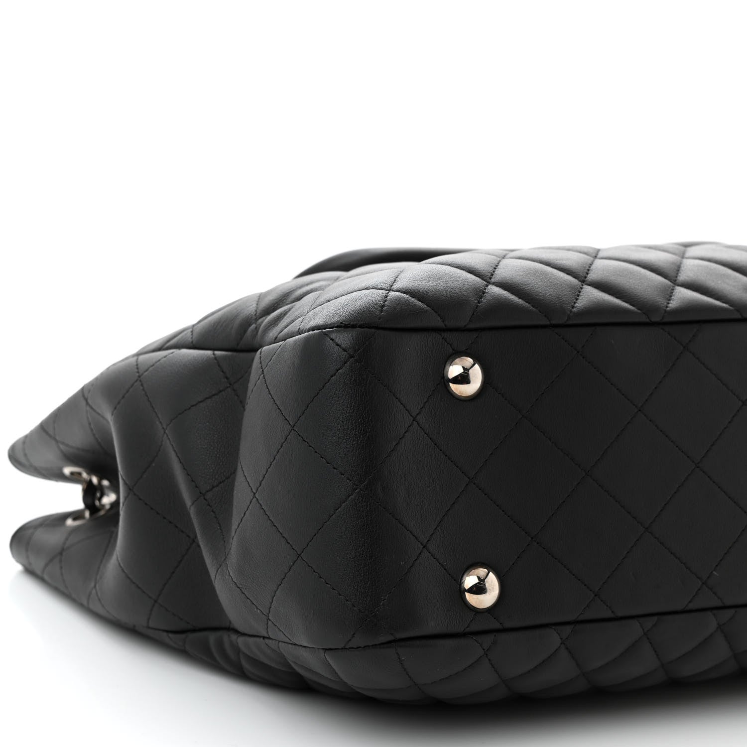 Chanel Calfskin Quilted Flap Tote Black 9 of 10