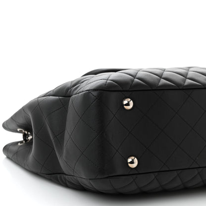 Chanel Calfskin Quilted Flap Tote Black 9 of 10
