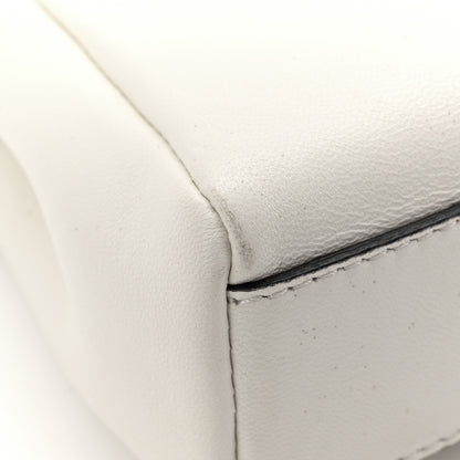 Fendi Shiny Nappa Micro Peekaboo Iconic Satchel White 11 of 11