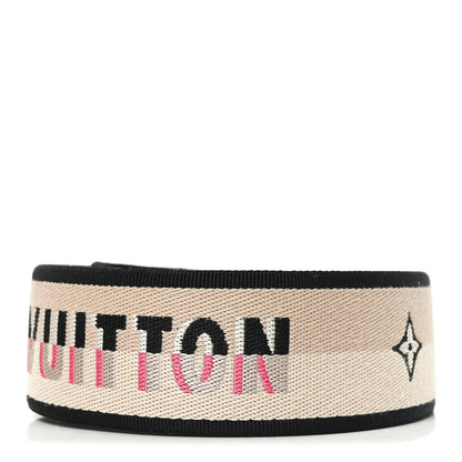 Louis Vuitton Jacquard Speedy Bandouliere 20 Shoulder Strap Black 2 of 3