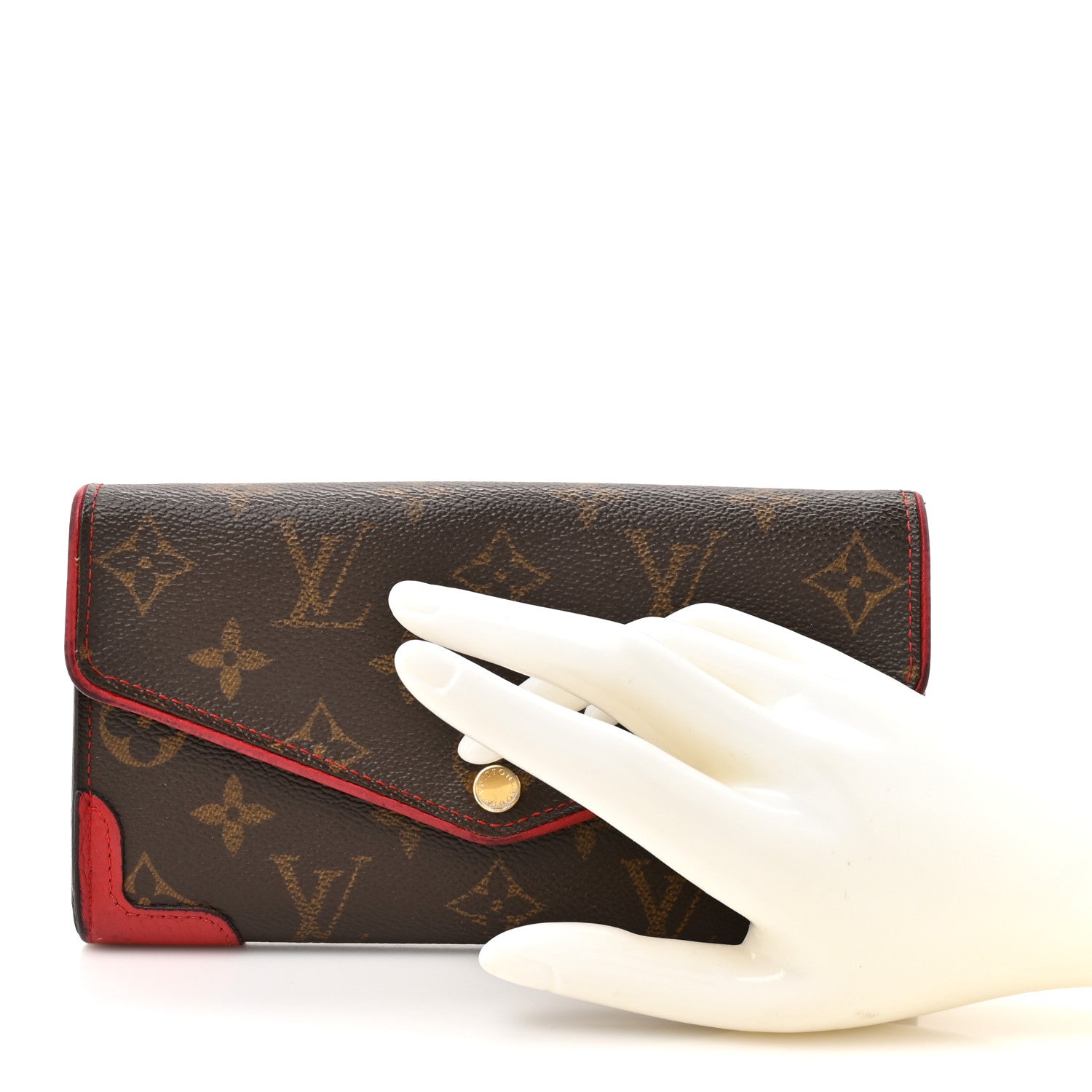 Louis Vuitton Monogram Sarah Retiro Wallet Cherry 2 of 16