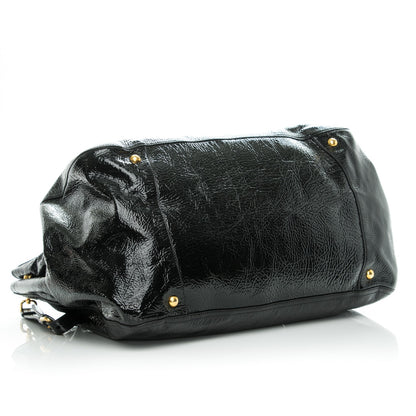 Prada Vernice Naplak Tote Black 4 of 8