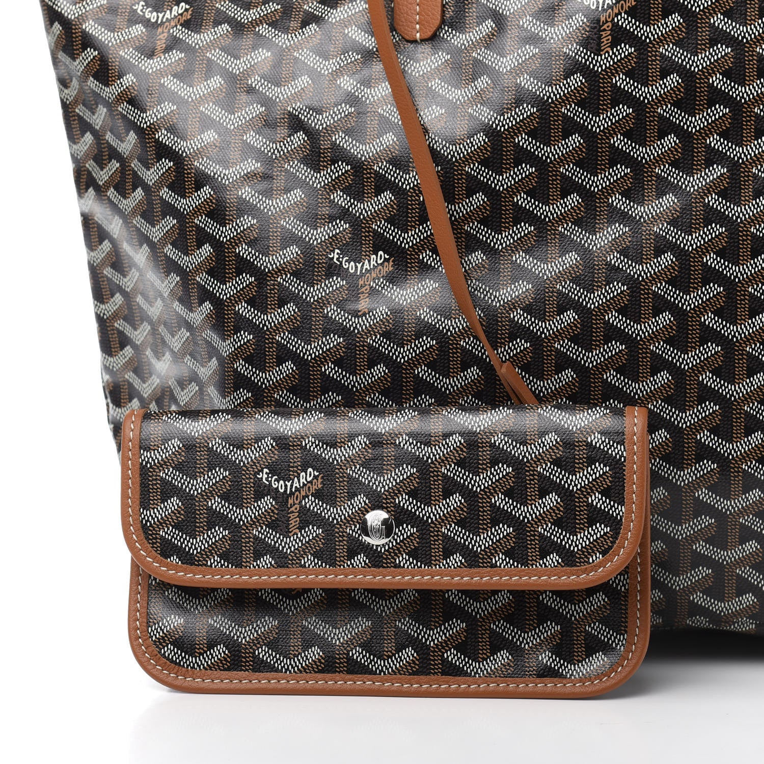 Goyard Goyardine Saint Louis PM Black Gold 9 of 11