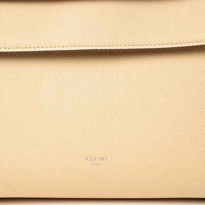 Celine Drummed Calfskin Mini Belt Bag Cream 7 of 12