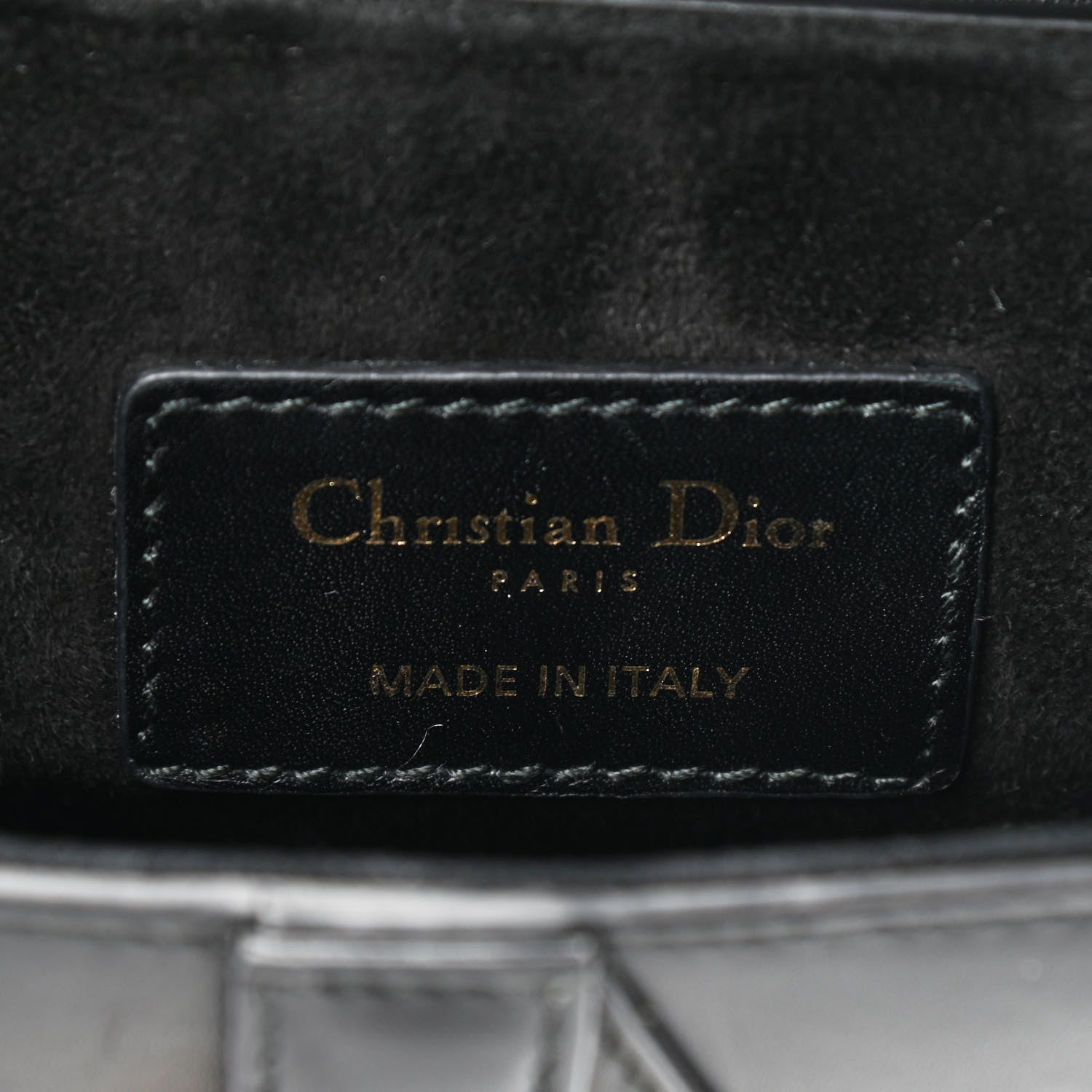 Christian Dior Calfskin Mini Saddle Bag Black 5 of 5