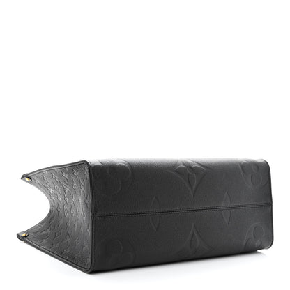 Louis Vuitton Empreinte Monogram Giant Onthego MM Black 4 of 10
