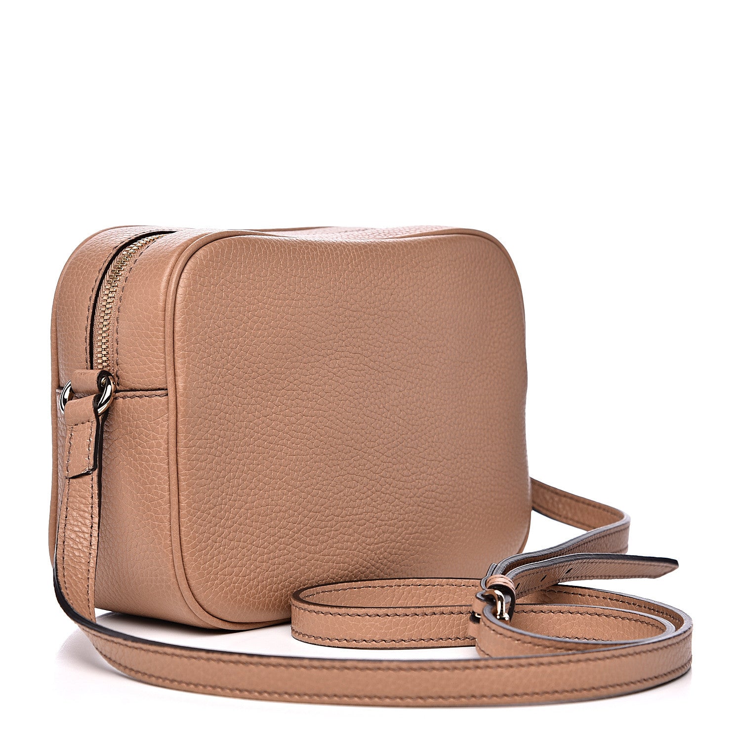 Gucci Pebbled Calfskin Small Soho Disco Bag Rose Beige 2 of 10