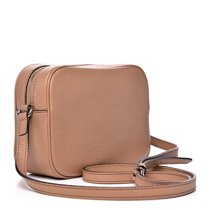 Gucci Pebbled Calfskin Small Soho Disco Bag Rose Beige 2 of 10