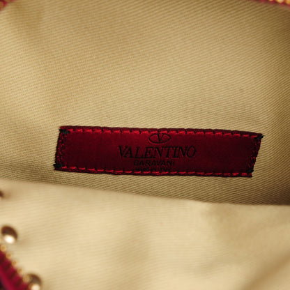 Valentino Garavani Calfskin Mini Rockstud Backpack Fuxia 6 of 8
