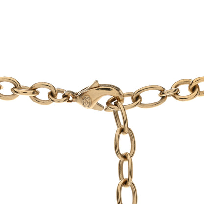 Chanel Medallion CC Crystal Chain Necklace Gold 4 of 5
