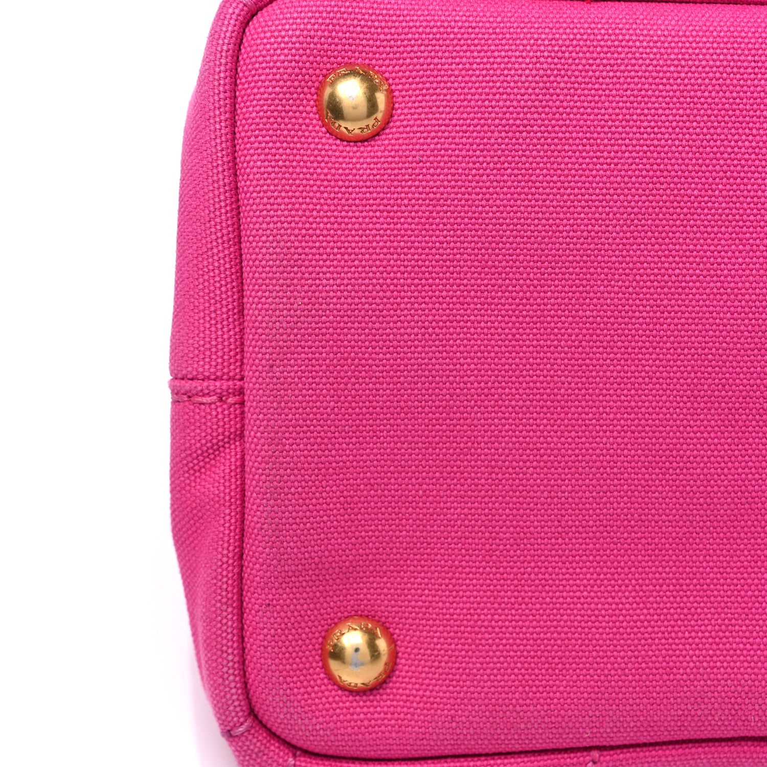 Prada Canapa Small Logo Tote Fuxia 14 of 17