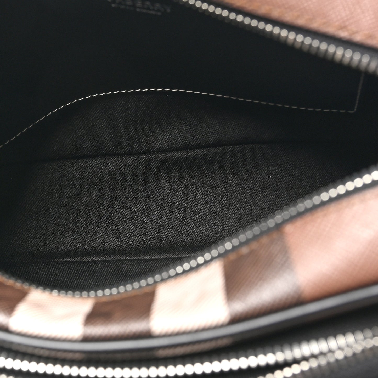 Canvas Check Paddy Messenger Birch Brown