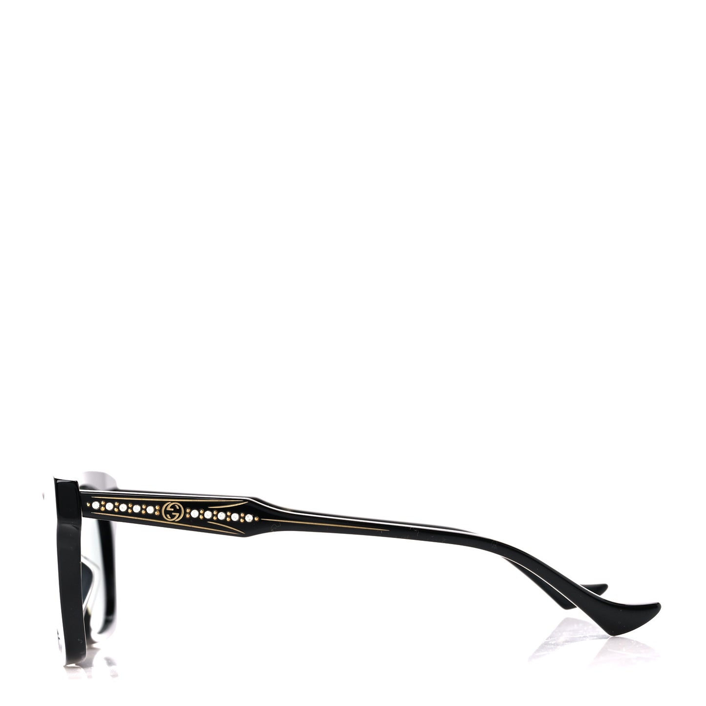 Acetate Cat Eye GG1299S Sunglasses Black