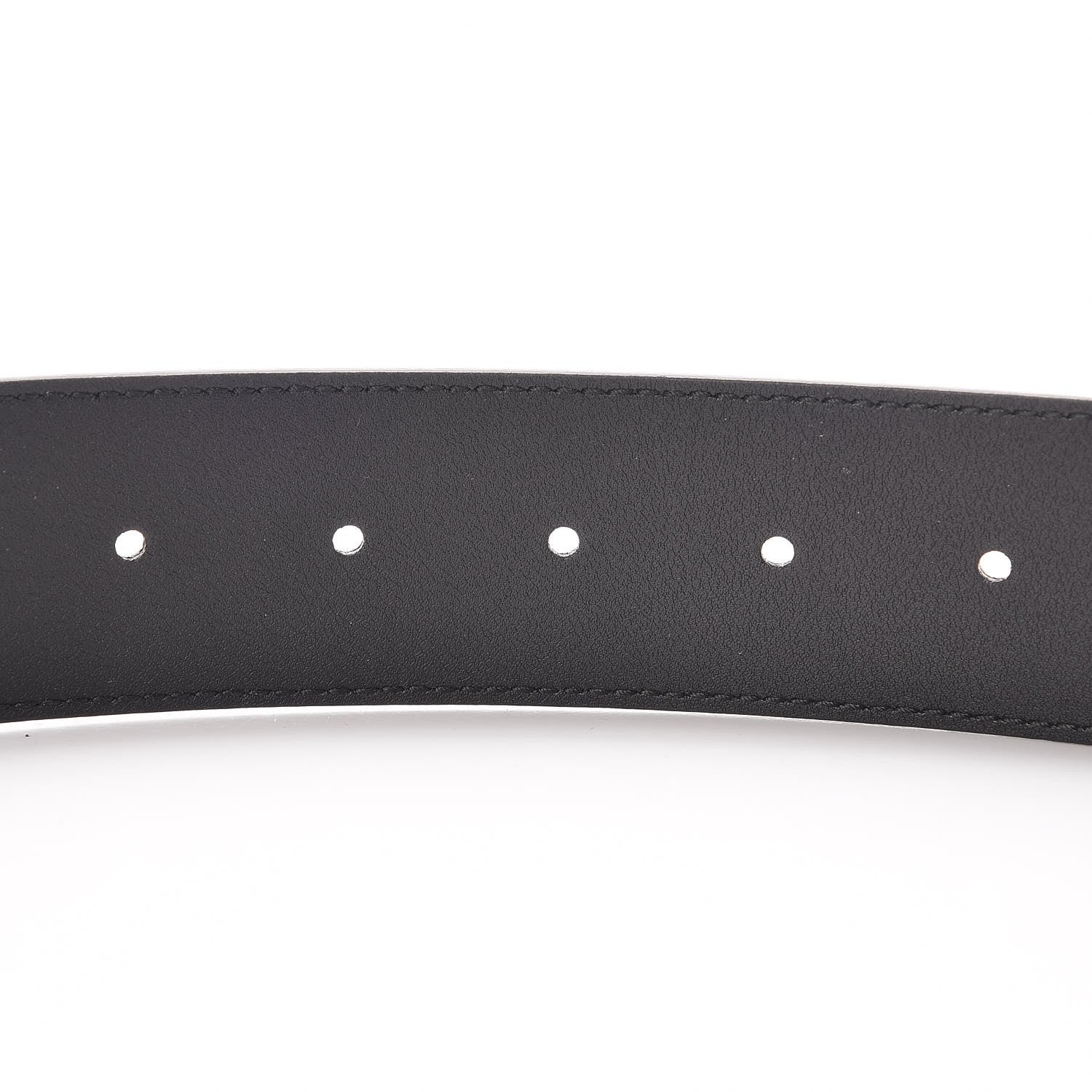 Gucci Textured Calfskin Double G 40mm Belt 90 36 Black 6 of 7