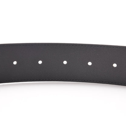 Gucci Textured Calfskin Double G 40mm Belt 90 36 Black 6 of 7