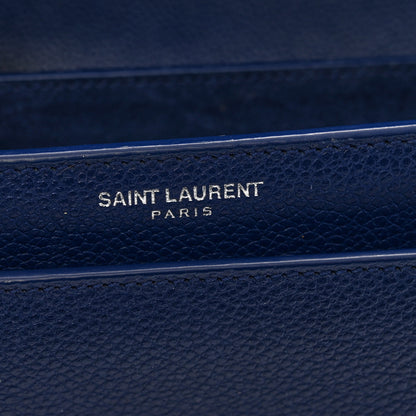 Saint Laurent Grained Calfskin Small Monogram Sunset Marinette 7 of 12