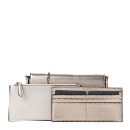 Fendi Vitello Laminato F is Fendi Envelope Wallet on Chain Rame 3 of 11