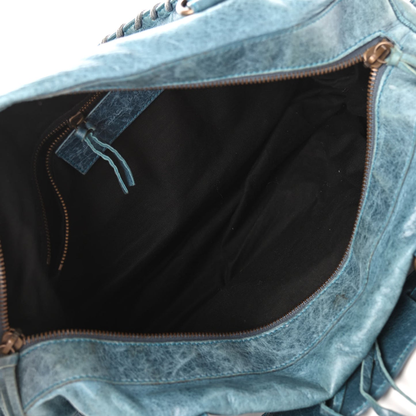 Lambskin Classic Hardware Twiggy Bleu