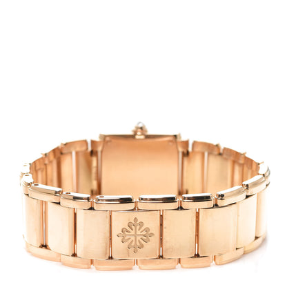Patek Philippe 18K Rose Gold Diamond 25mm Twenty-4 Quartz Watch Chocolate 4908/11R-010 3 of 4