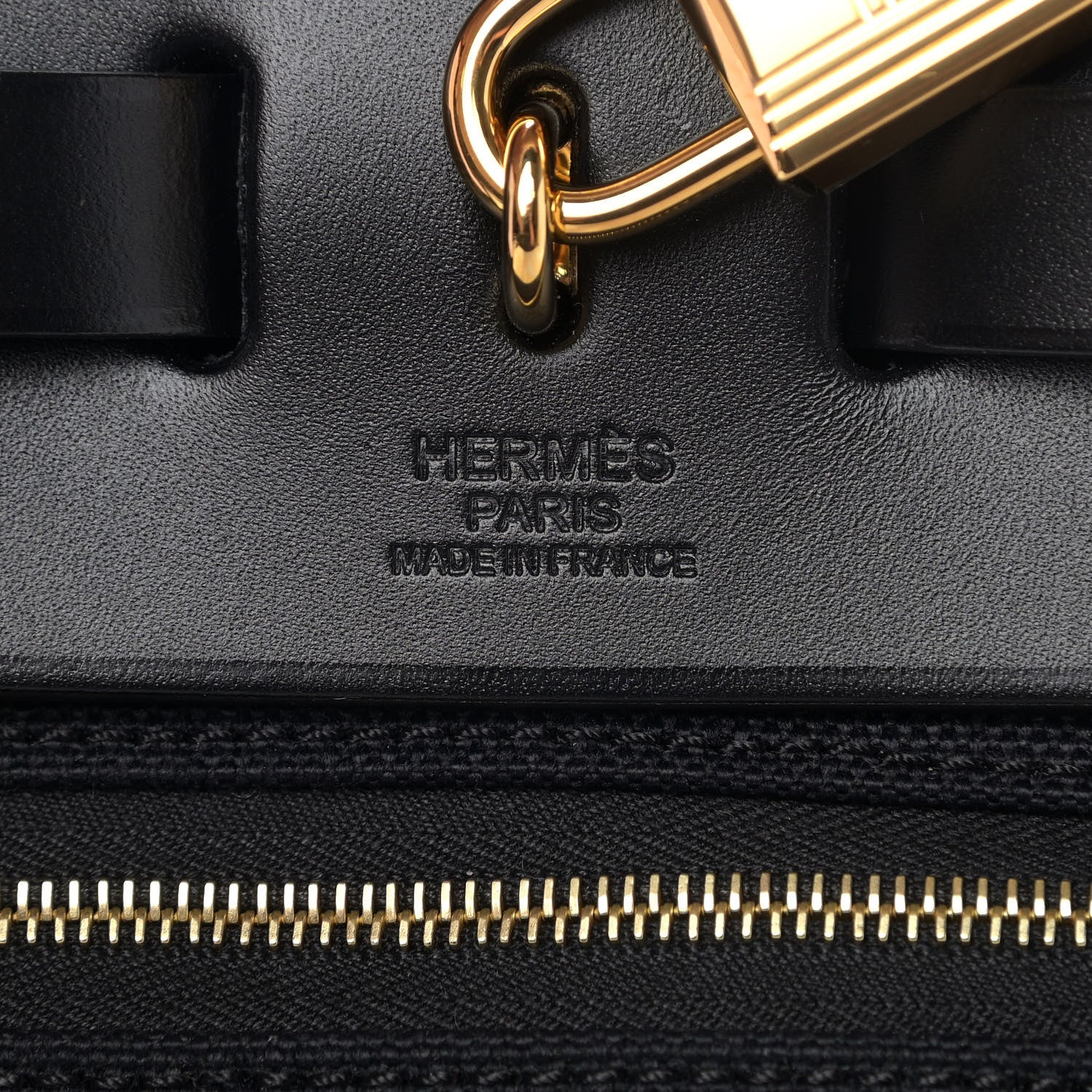 Hermes Toile Vache Hunter Herbag Zip PM 31 Black 6 of 8
