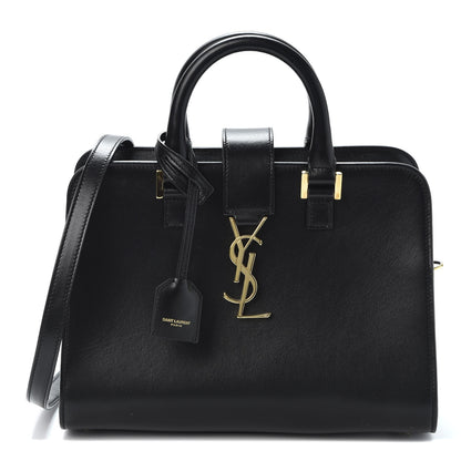 Saint Laurent Calfskin Monogram Baby Cabas Black 1 of 9