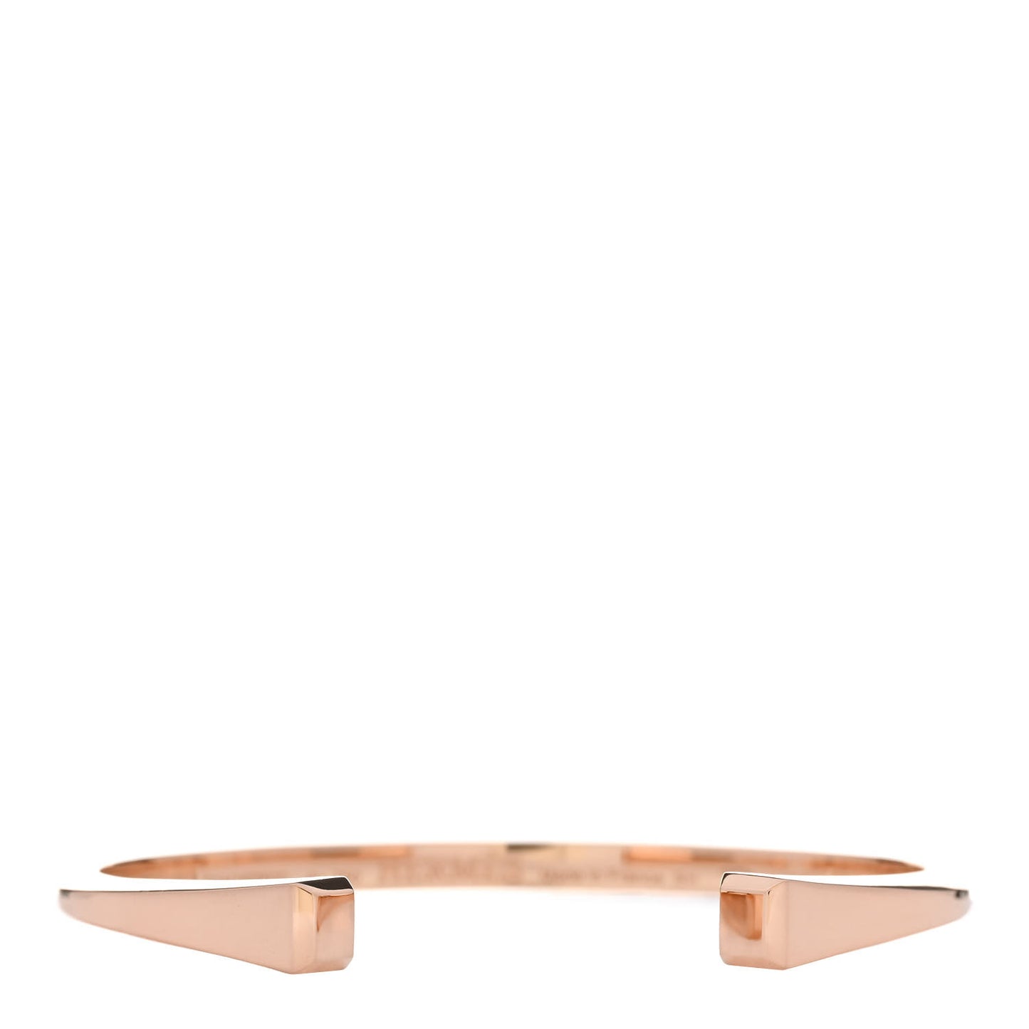 18K Rose Gold PM Clou de Forge Cuff Bracelet SH