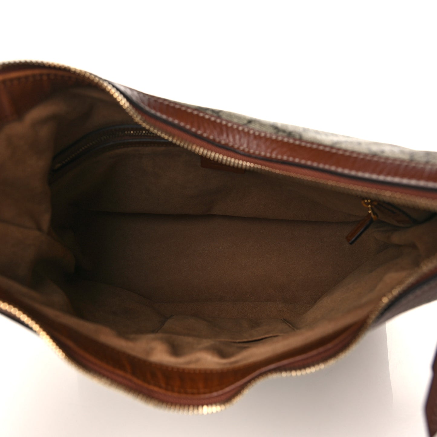 GG Supreme Monogram Linea A Hobo Brown