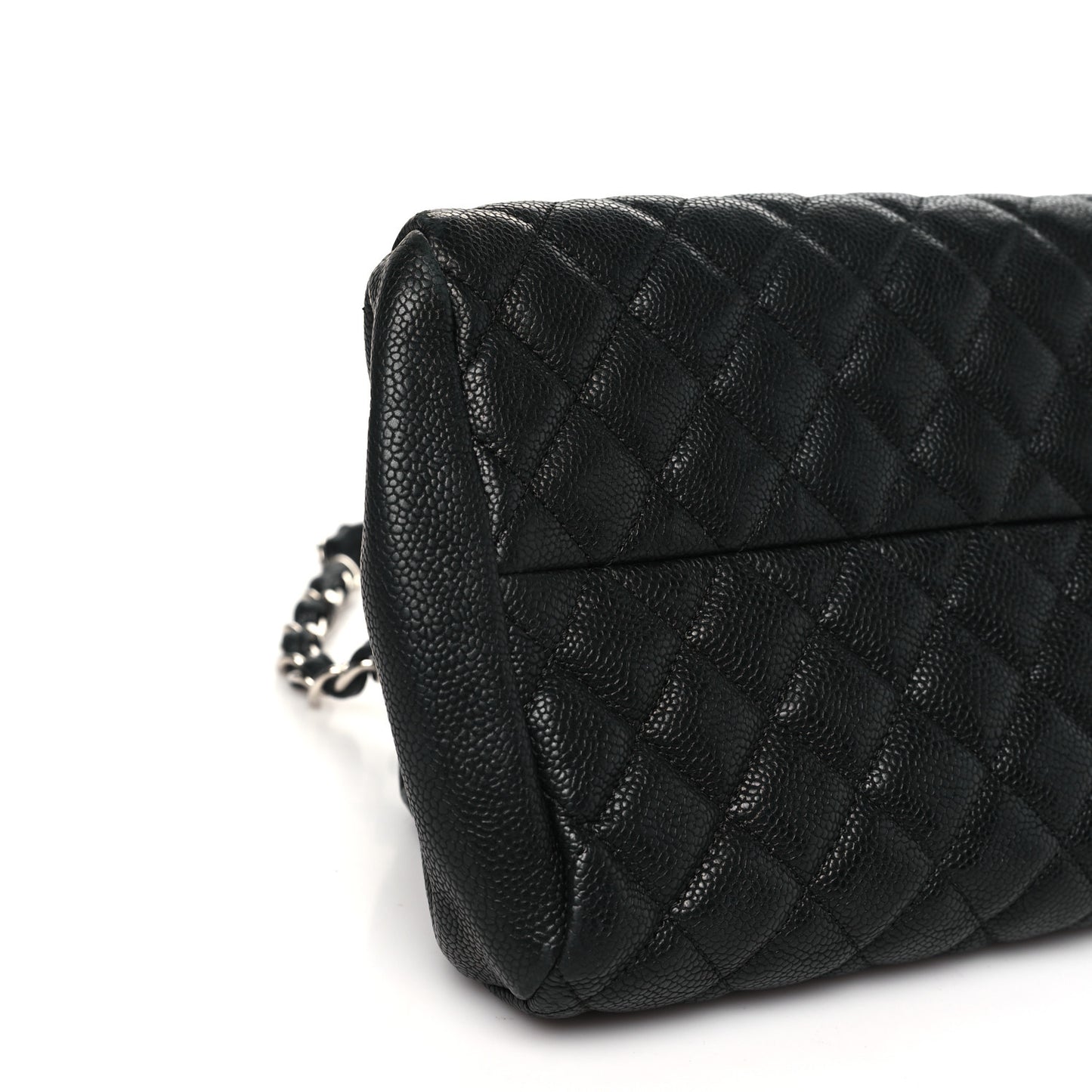 Caviar Quilted Medium Just Mademoiselle Black