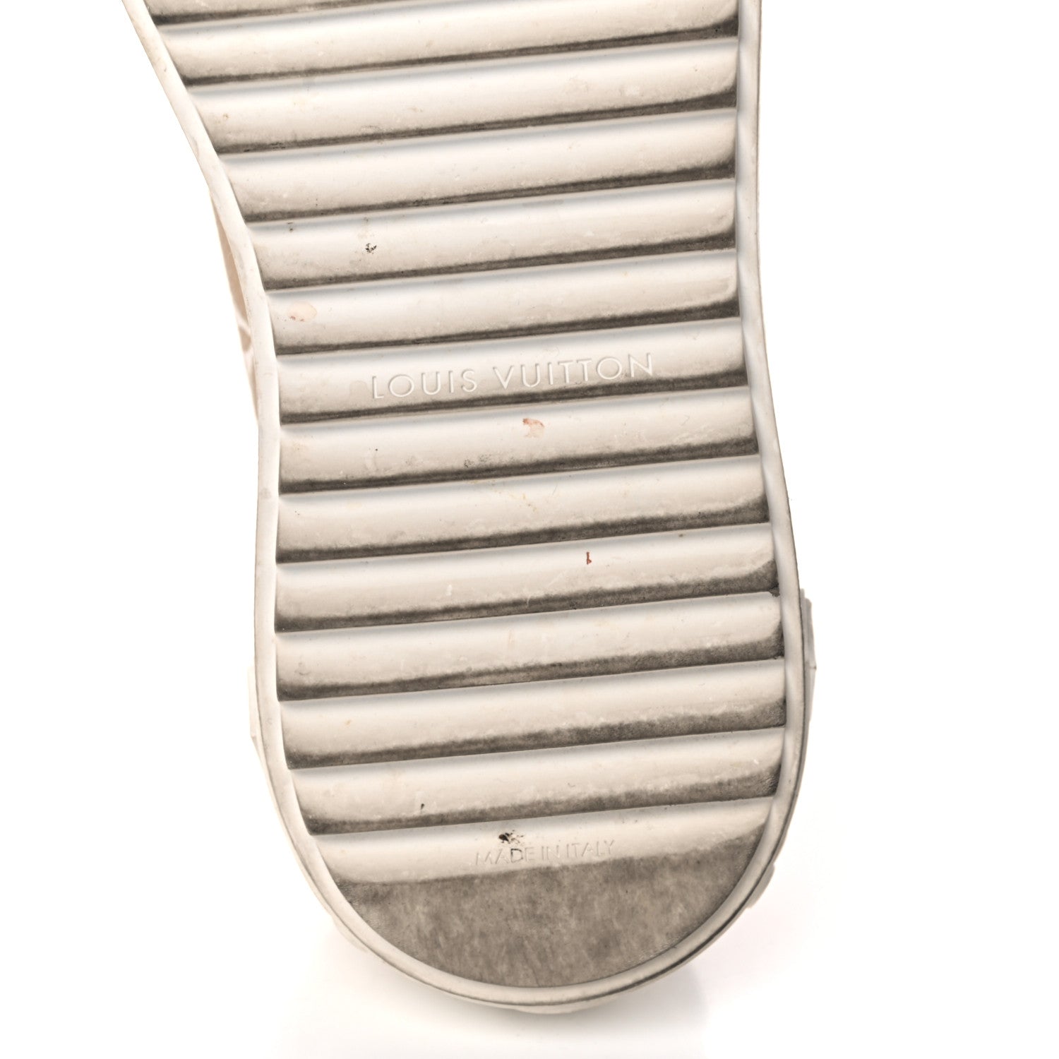 Louis Vuitton Monogram Giant Time Out Sneakers 36 Kaki White Beige 7 of 19