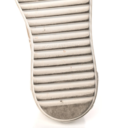 Louis Vuitton Monogram Giant Time Out Sneakers 36 Kaki White Beige 7 of 19
