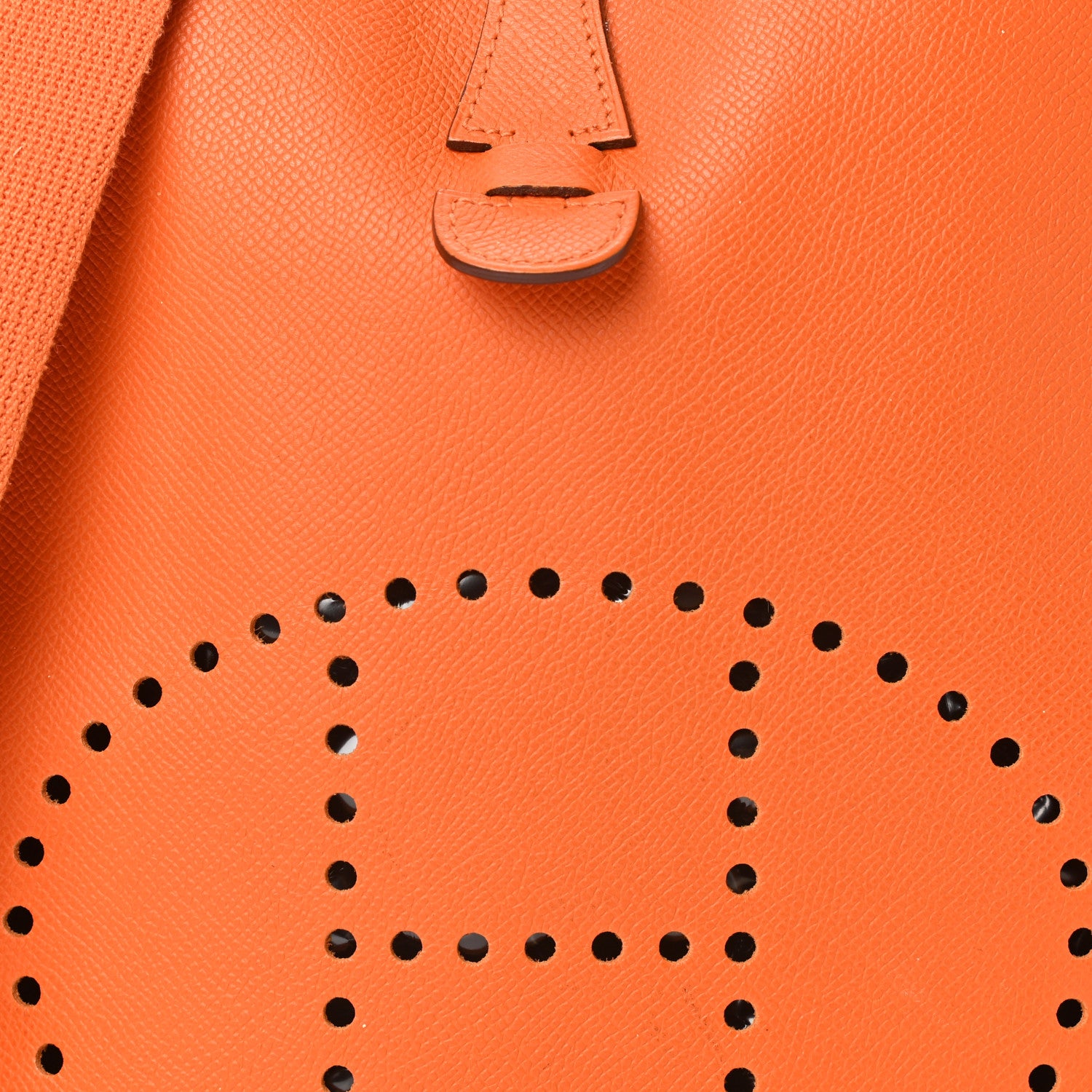Hermes Epsom Evelyne II GM Orange 8 of 17
