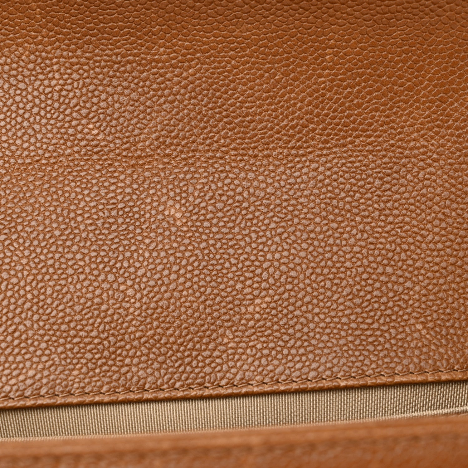 Chanel Caviar Quilted Medium Boy Flap Light Brown 12 of 14