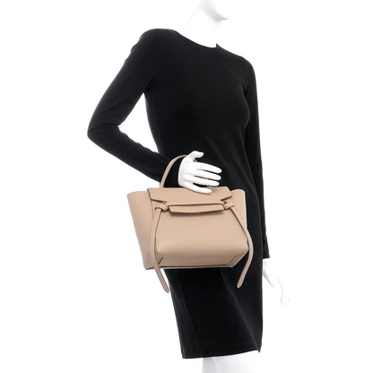 Celine Grained Calfskin Micro Belt Bag Light Taupe 3 of 9