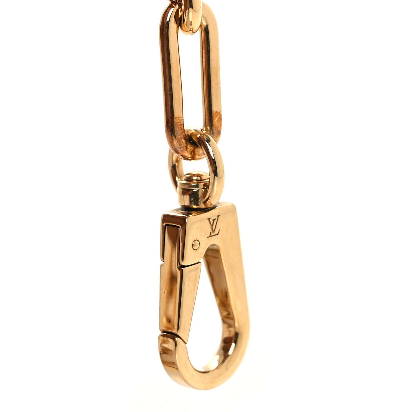 LV X TM Metal Pochette Accessories Chain Strap Gold