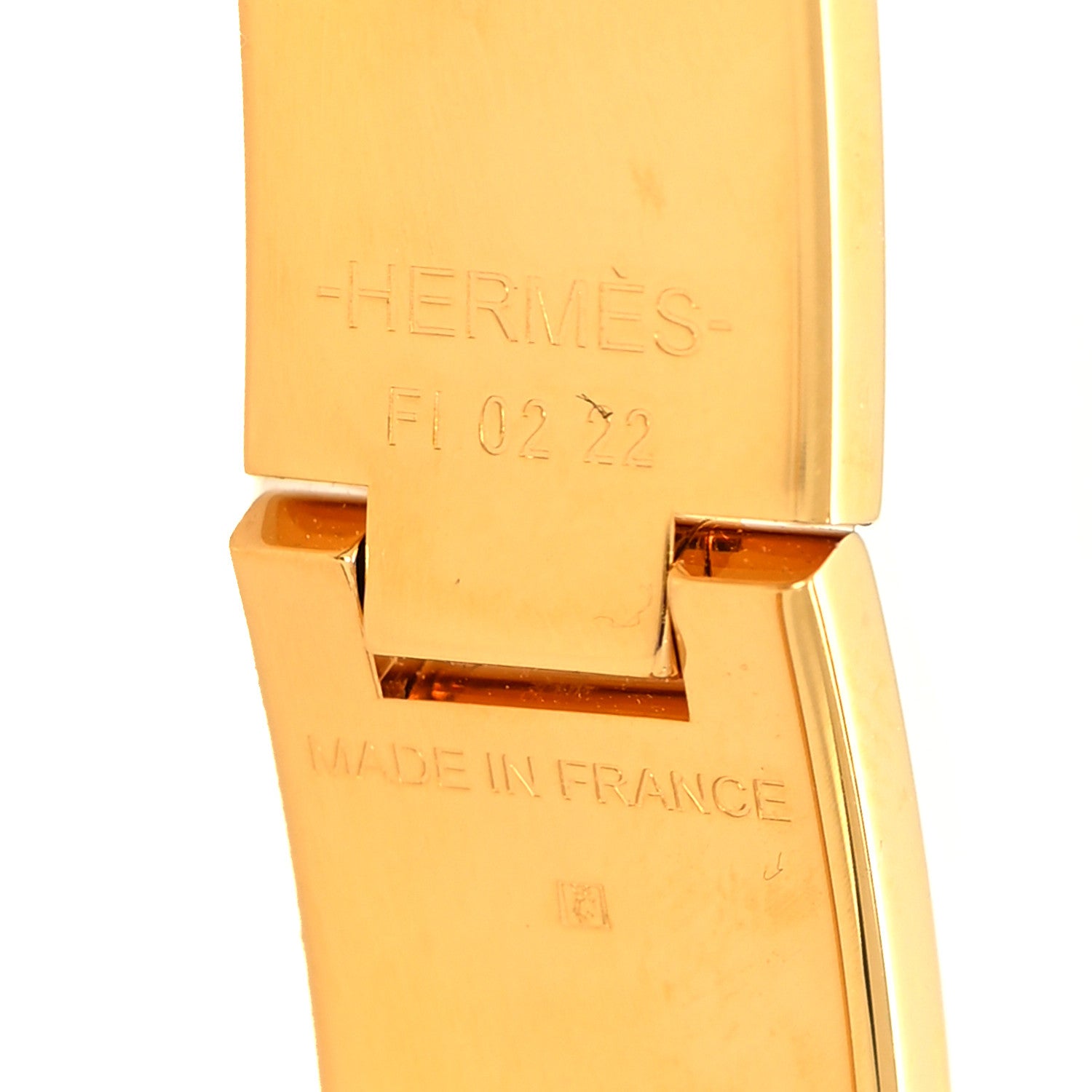 Hermes Enamel Narrow Clic Clac H Bracelet PM White 5 of 5