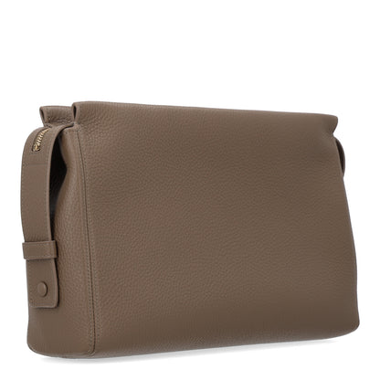 Chanel Grained Calfskin Large Zipped Pouch Dark Khaki 3 of 10