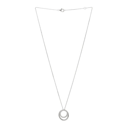 Cartier 18K White Gold Diamond Etincelle De Cartier Pendant Necklace 3 of 5