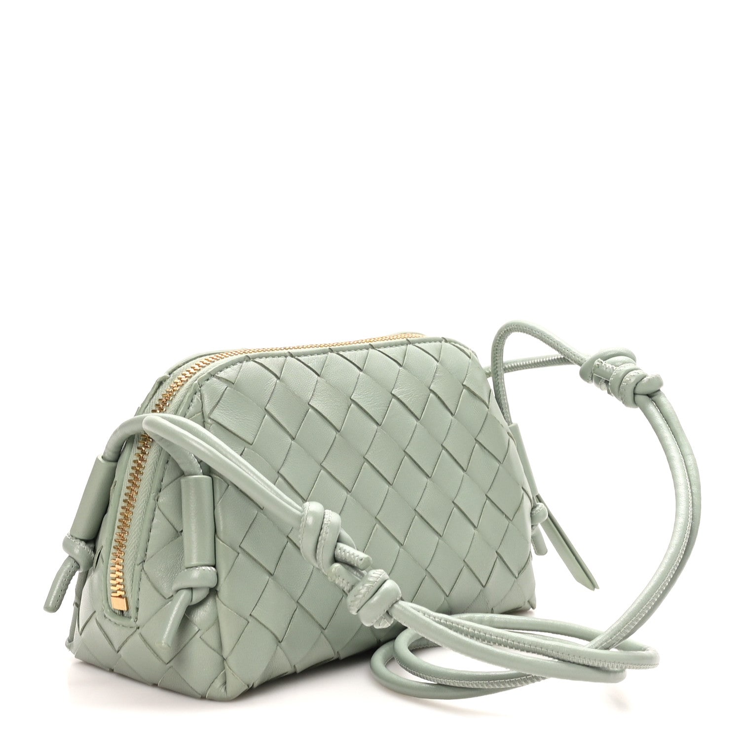 Bottega Veneta Nappa Intrecciato Mini Loop Camera Bag Aloe 3 of 9