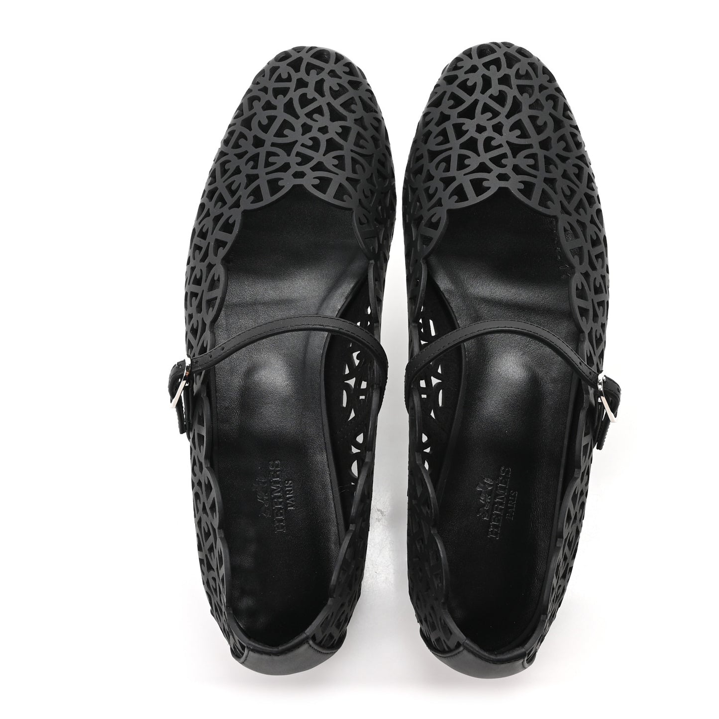 Calfskin Meli Ballet Flats 39 Black