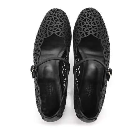 Hermes Calfskin Meli Ballet Flats 39 Black 2 of 10